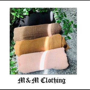 Soft Solid Head Scarves 4pcs/lot